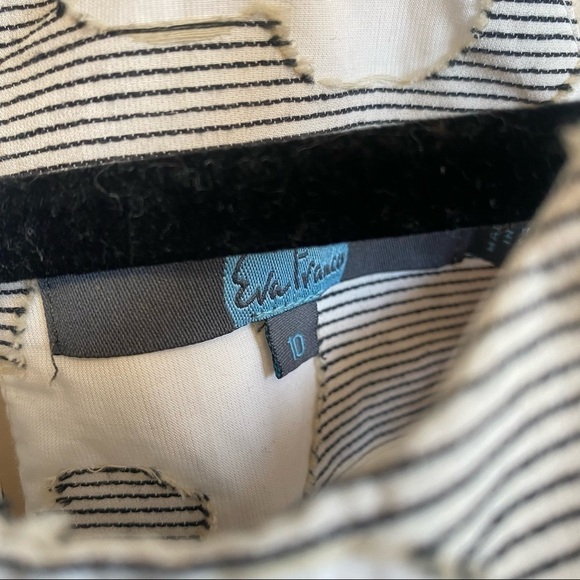 Eva Franco  Ella Floral Tank Blouse in Poundcake Grey White Halter Size 10 - Picture 8 of 15